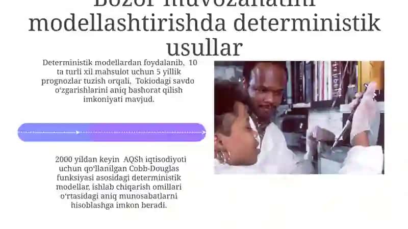 Iqtisodiy tahlilda stoxastik va determinantlashgan modellarning qo'llanilishi 4