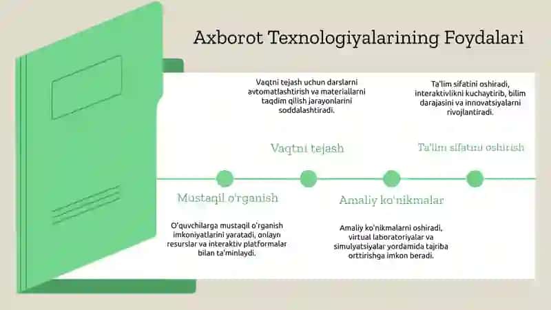 Mutaxassislikfanlarinio'qitishdaaxborottexnologiyalari 4