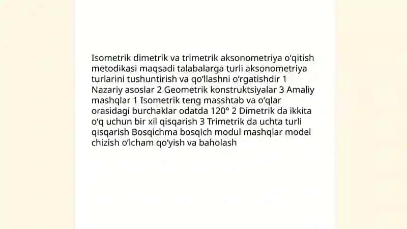 Aksonometrik Proeksiya va Rasm Bajarish Metodikasi 4