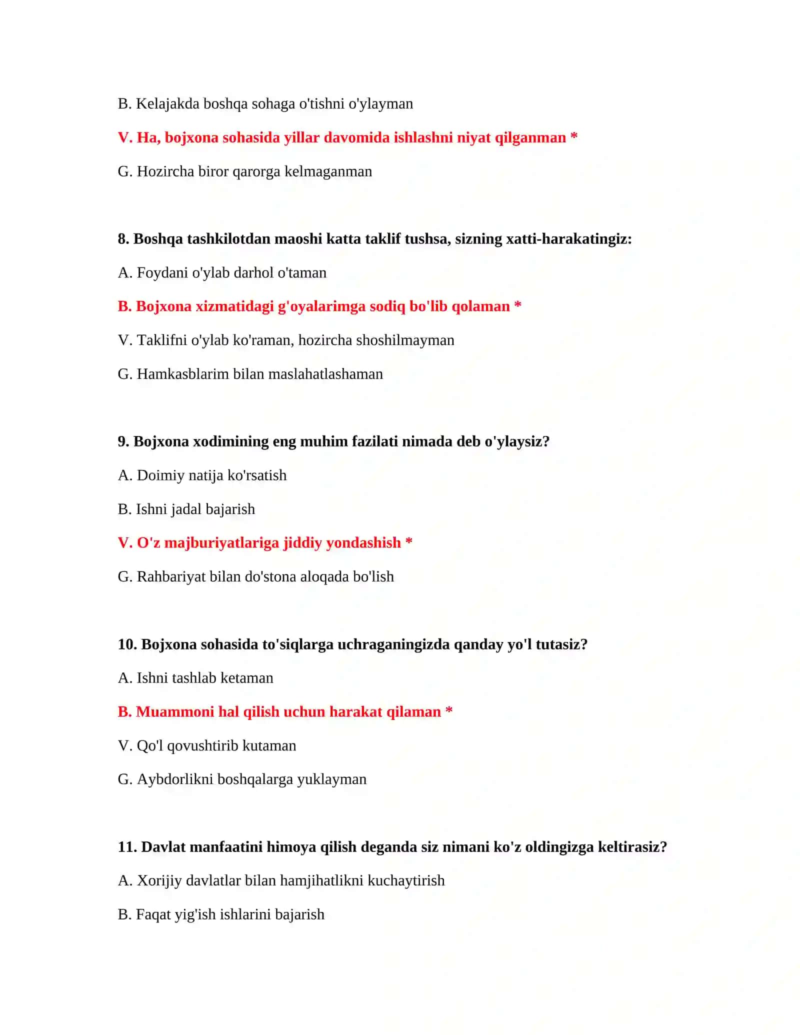 Bojxona Ishga Kirish - Imtihonga Tayyorlanish Mantiqiy Testlar 4