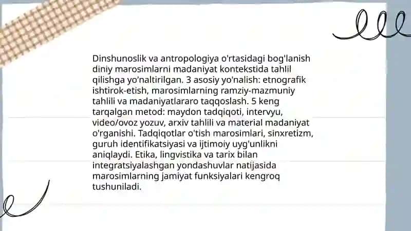 Dinshunoslikning ijtimoiy-gumanitar fanlar bilan aloqadorligi 4