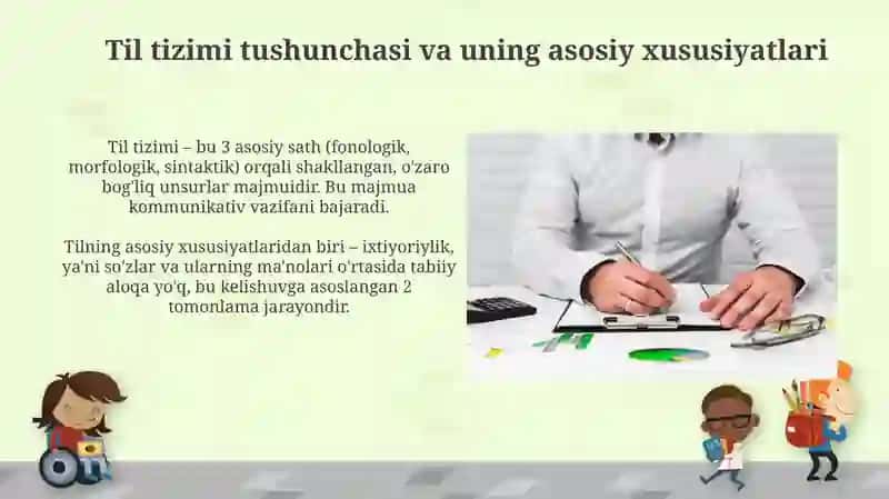 Tilning tizim sifatidagi mohiyati 4