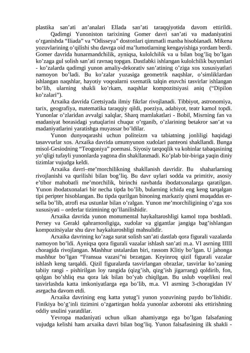 Qadimgi Yunoniston sivilizatsiyasi 4