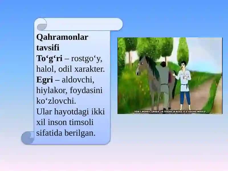 Mavzu:Egri va to`gri 4