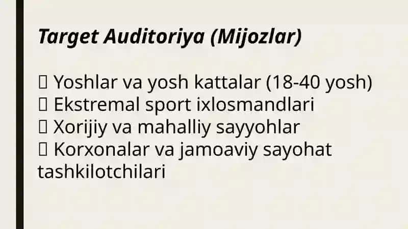 Oʻzbekistonda Ekstremal turizm 4