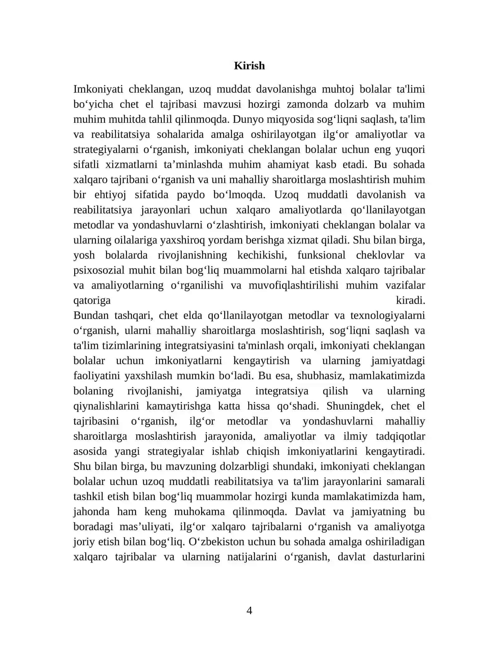 MAKTABGACHA VA BOSHLANG‘ICH TA’LIM FANIDAN TAYYORLAGAN KURS ISHI 4