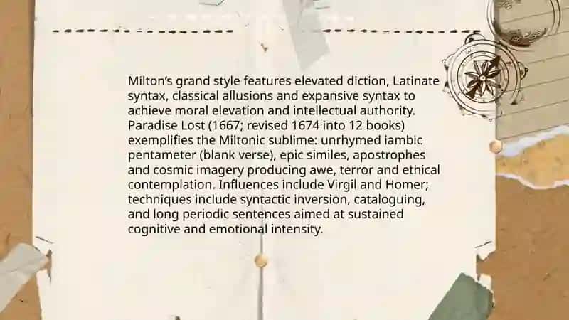 John Milton's literary creativity 4