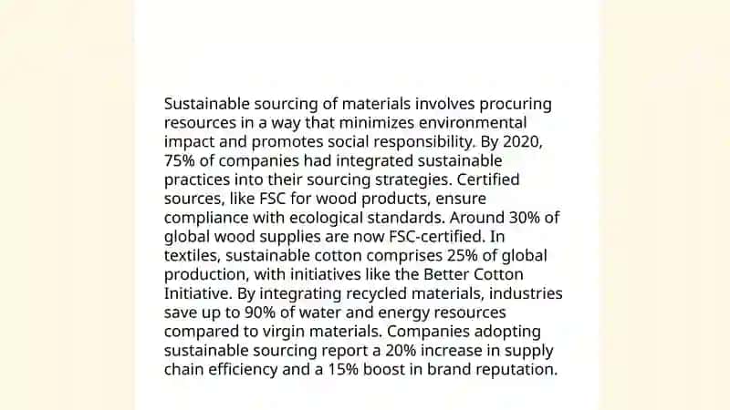 Materials and suppliers 4