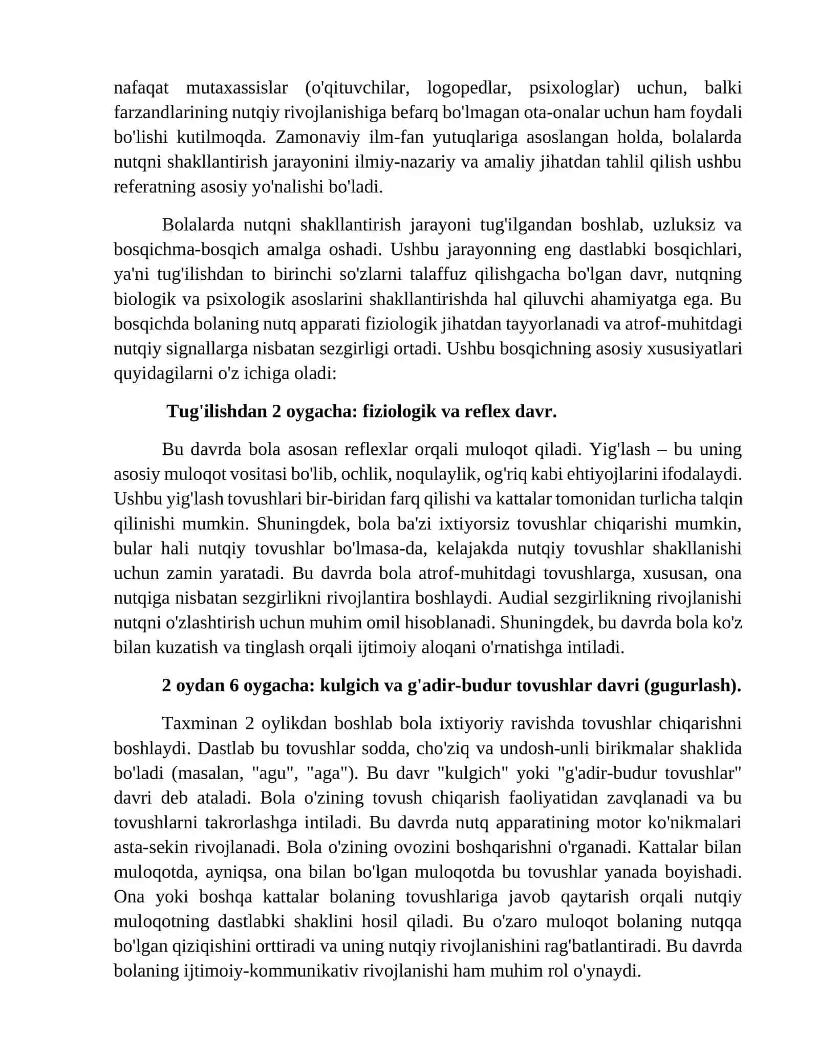 Bolalarda nutqni shakllantirishning bosqichlari va psixolingvistik asoslari 4
