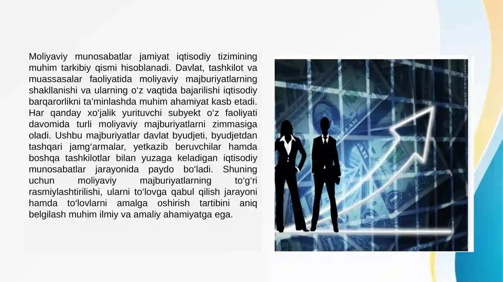 Moliyaviy majburiyatlarning iqtisodiy va huquqiy asoslari 4