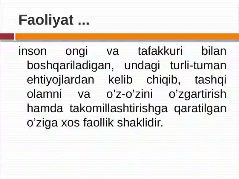 Shaxs faolligi va ijtimoiy xulqning motivatsiyasi 4