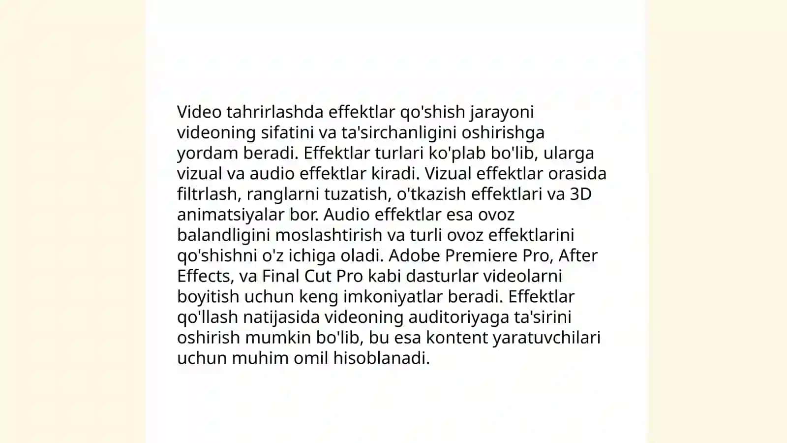 Video montaj qilish dasturlari 4