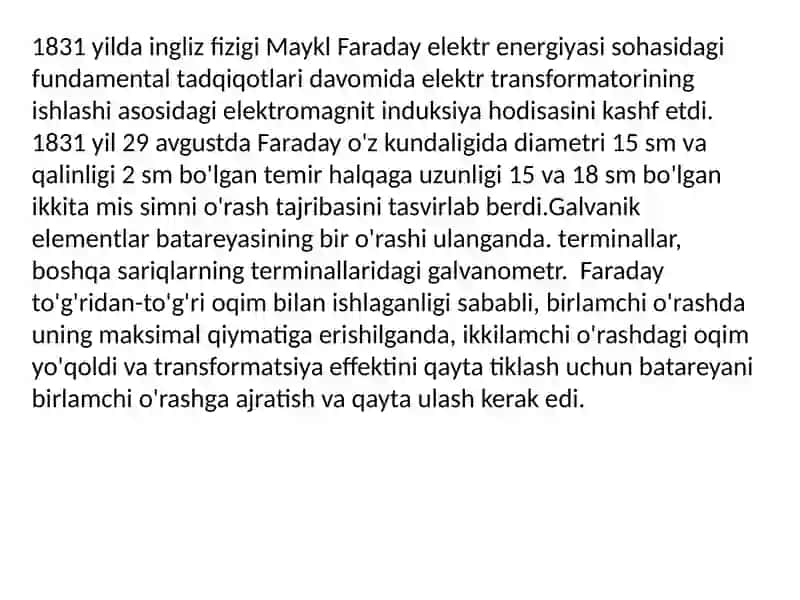 Transformatorlar va ularning ishlashi 4