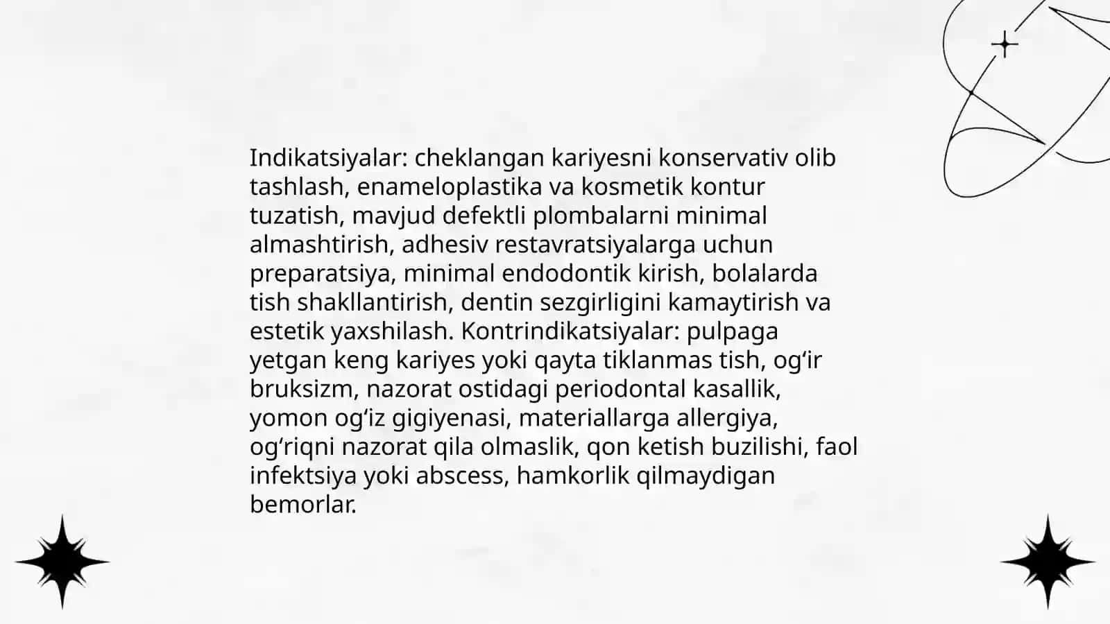 Tish qattiq toʻqimasini charxlashning minimal invaziv usullari 4