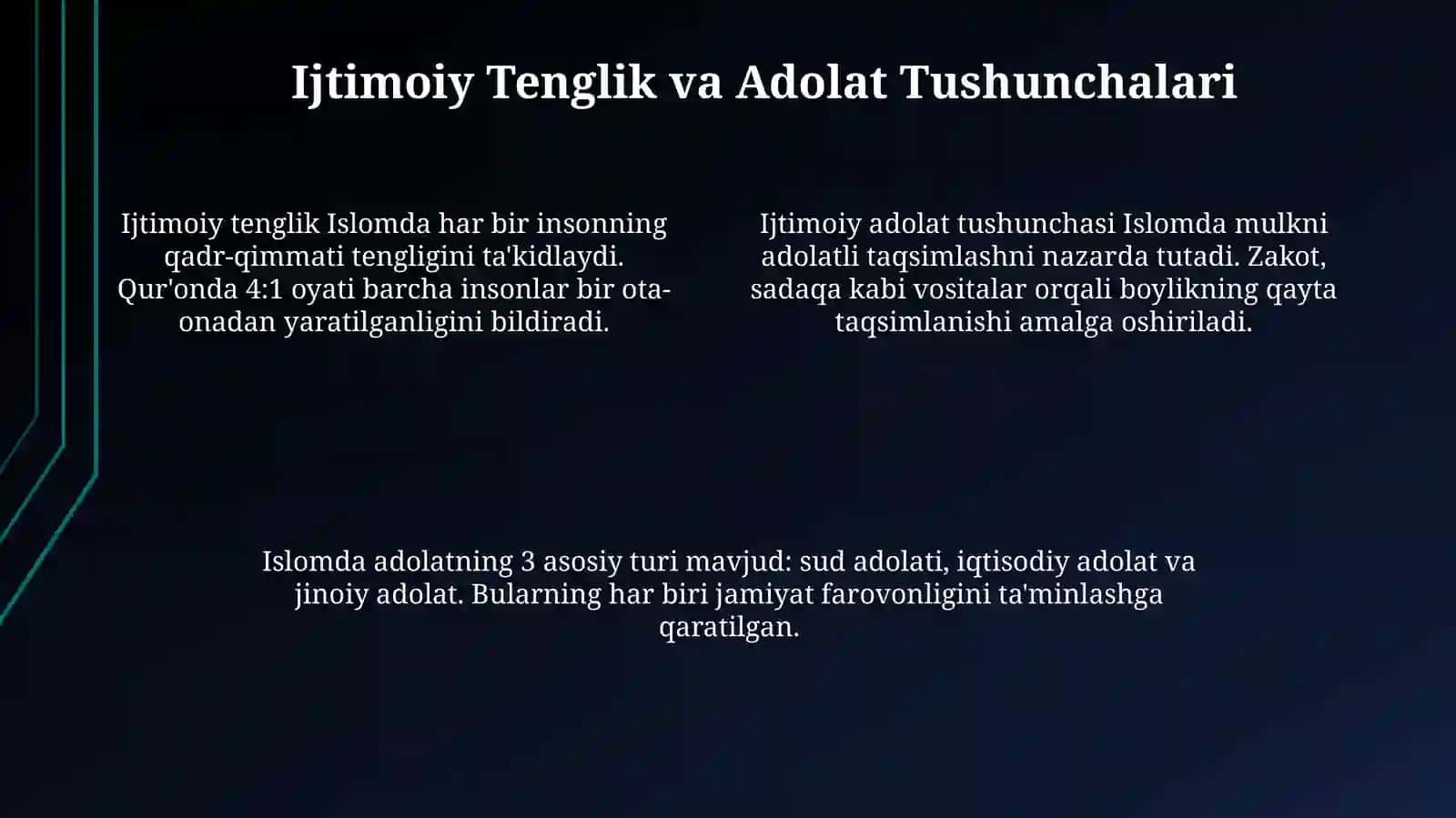 Islomda Inson Huquqlari Asoslari 4