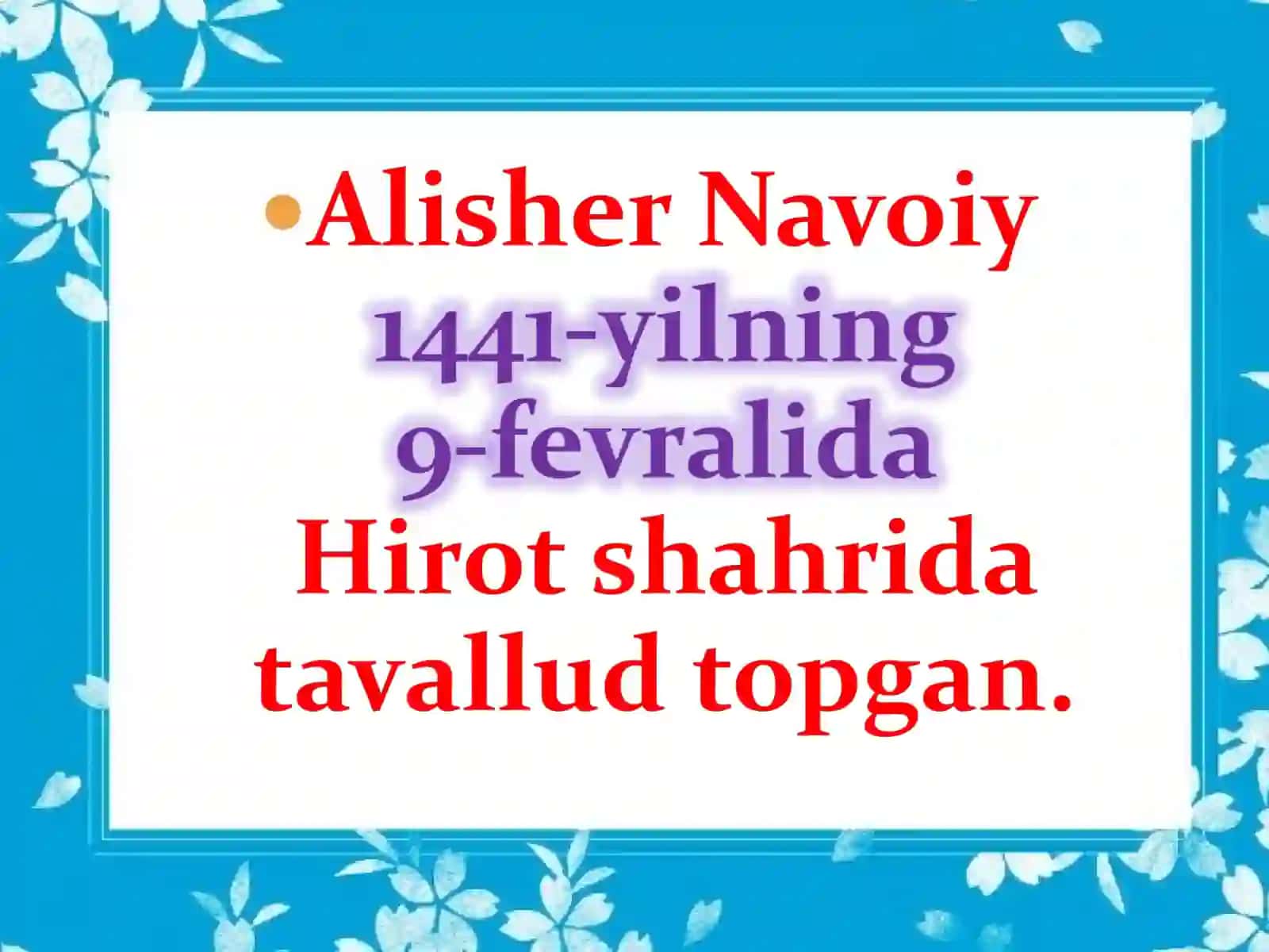 NIZOMIDDIN MIR ALISHER NAVOIY 4