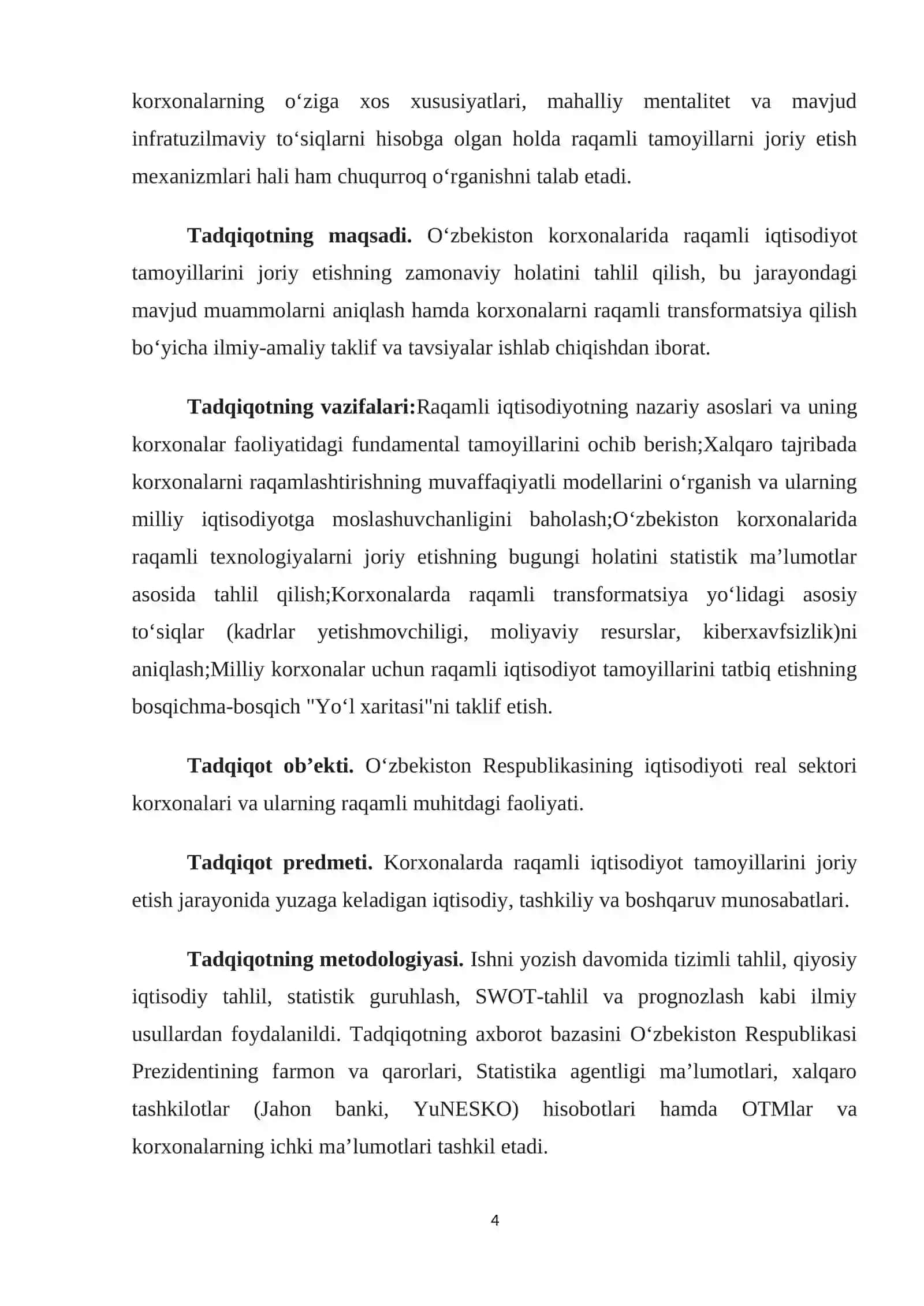KORXONALARDA RAQAMLI IQTISODIYOTNI RIVOJLANTIRISHNING ISTIQBOLLI YO‘NALISHLARI VA YECHIMLARI 4