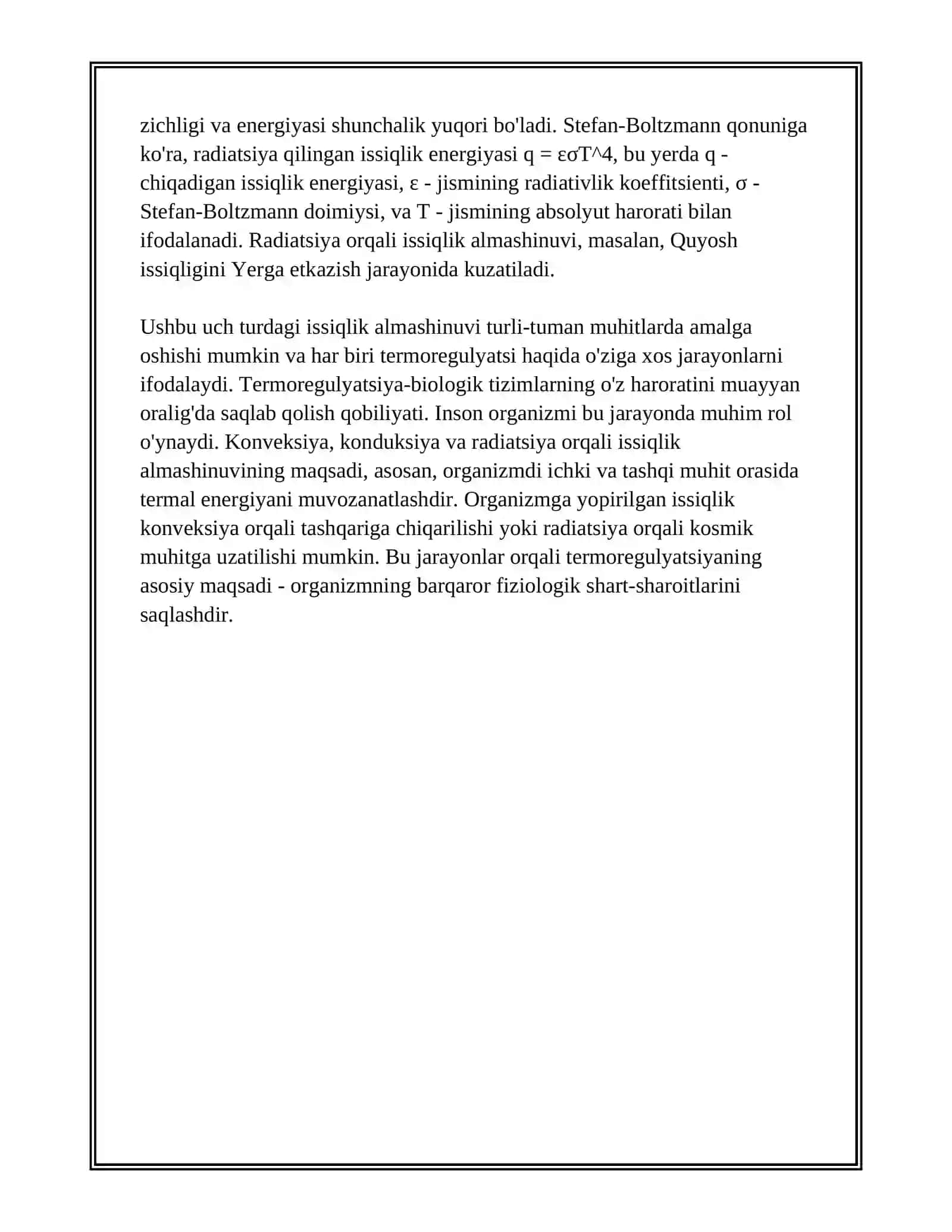 ISSIQLIK ALMASHINUVI VA TERMOREGULATSIYA 4