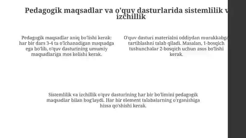 Sistemlilik va Izchillik Prinsiplari 4