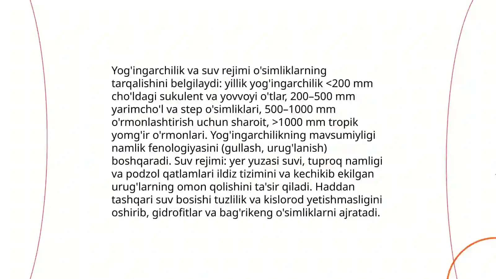 Temperaturaning o'simliklarning geografik tarqalishiga ta'siri 4