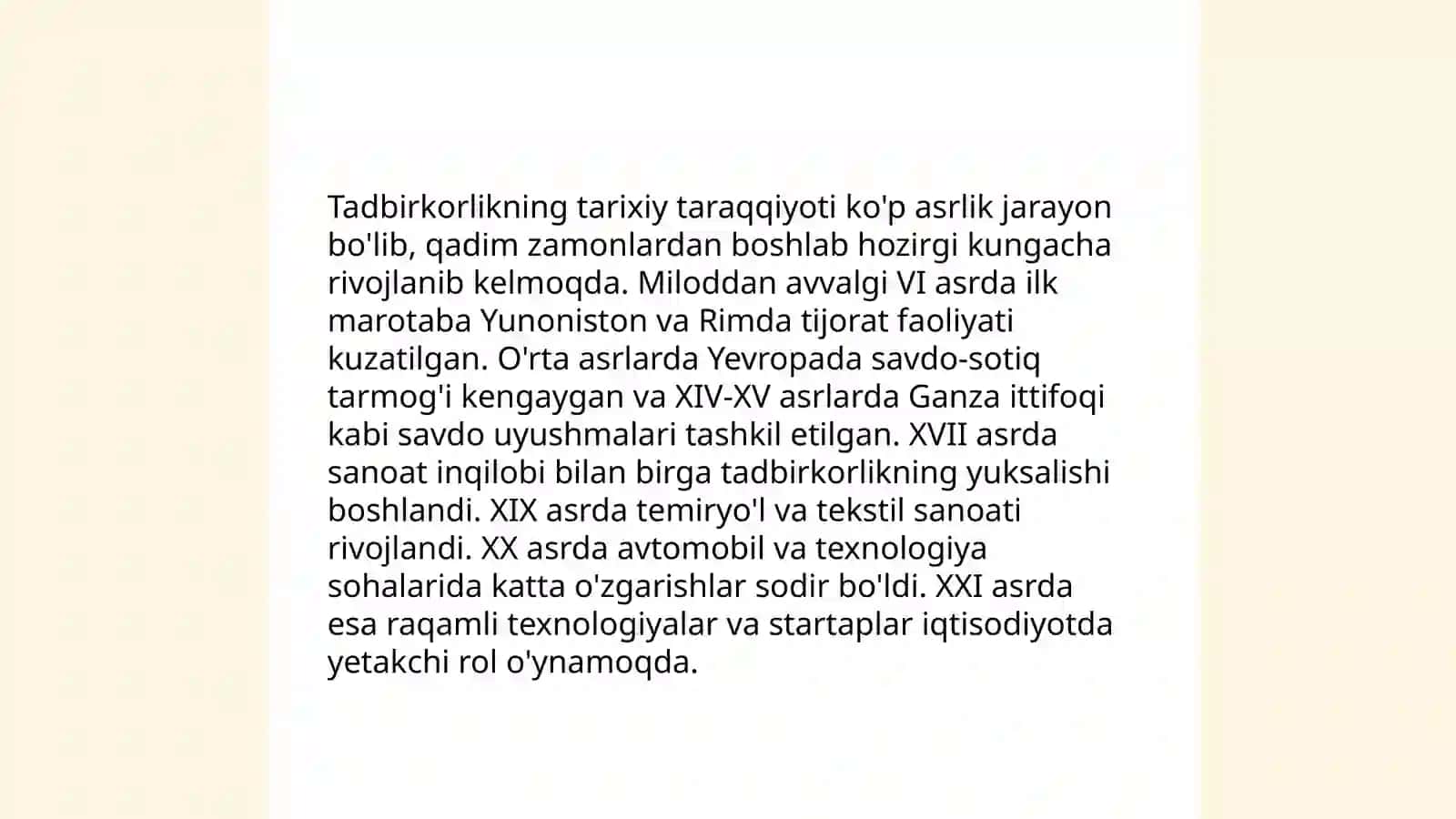 Tadbirkorlikning g'oyaviy-falsafiy asoslari 4