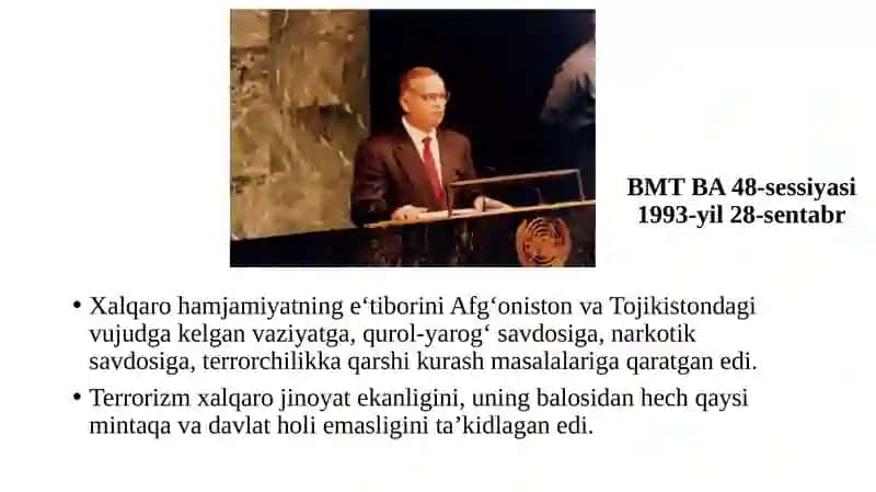 O‘zbekistonning diniy ekstremizm va terrorizmga qarshi kurash bo'rasida gisiyo'satiining mohiyati 4