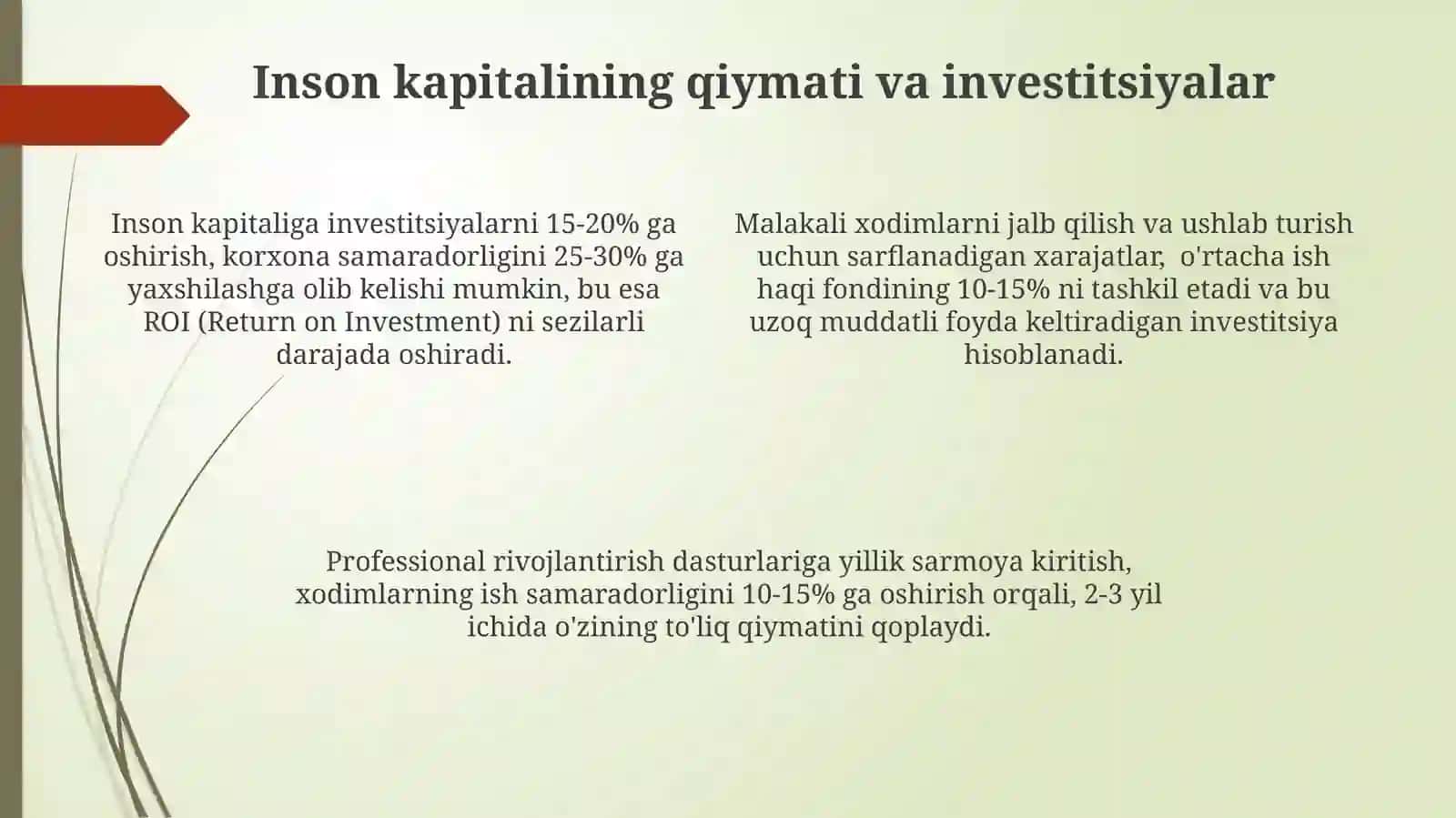 Zamonaviy Korxona va Tashkilotlarni Boshqarishda Inson Resurslarini Boshqarishning O'rni 4