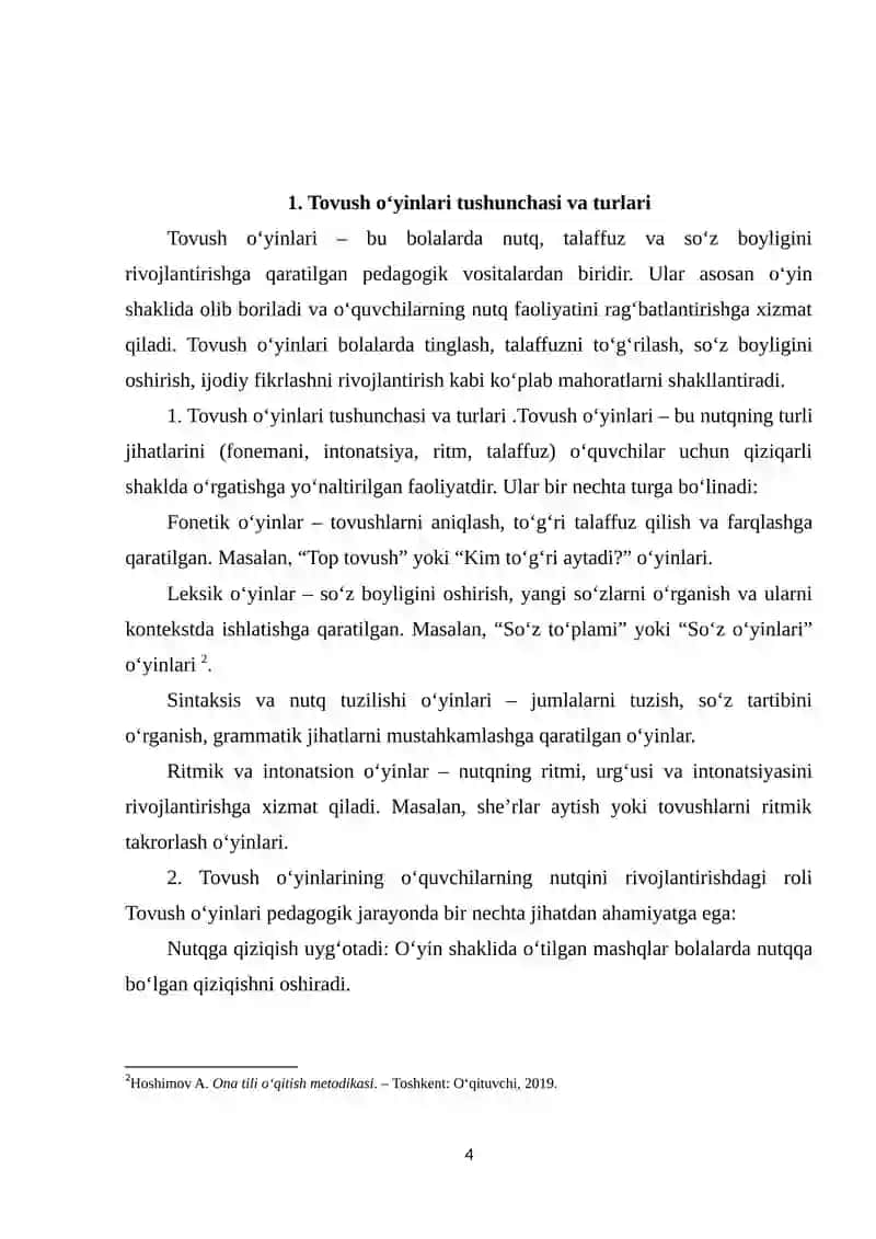 O'quvchilarni tovush o'yinlari orqali nutqga jalb qilish 4