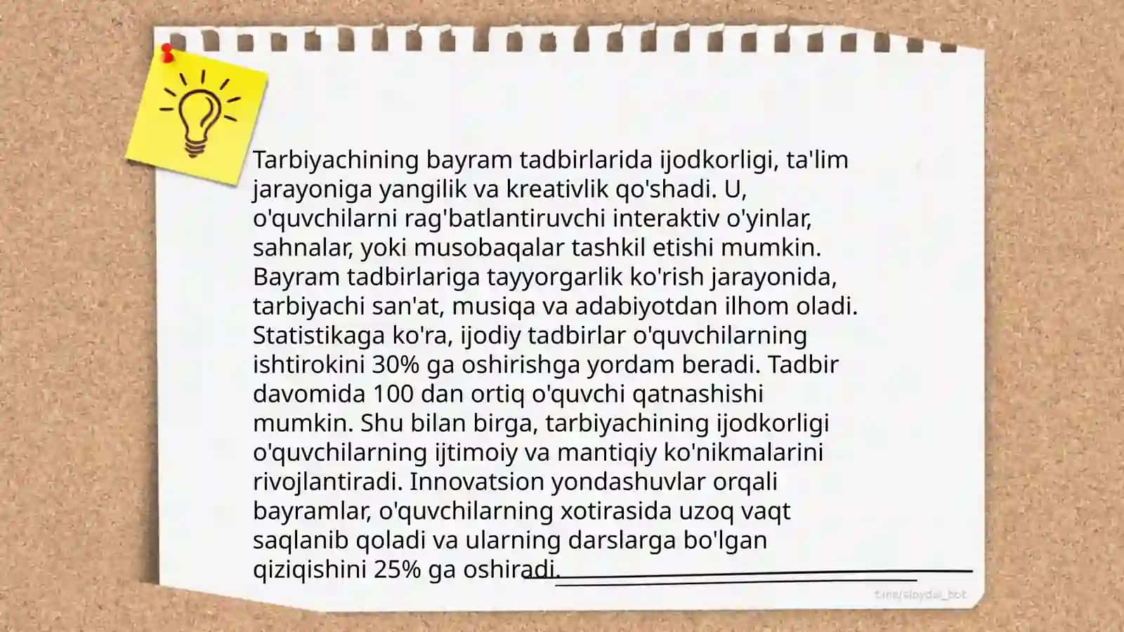 Bayram tadbirlarini oʻtkazishda tarbiyachining ahamiyati 4