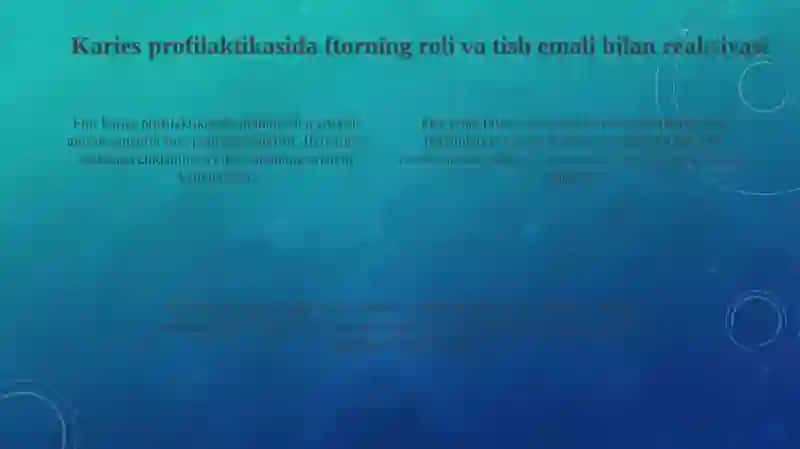 Ftorning tish tóqimalariga tasiri va karies profilaktikasining ftorli usullari 4