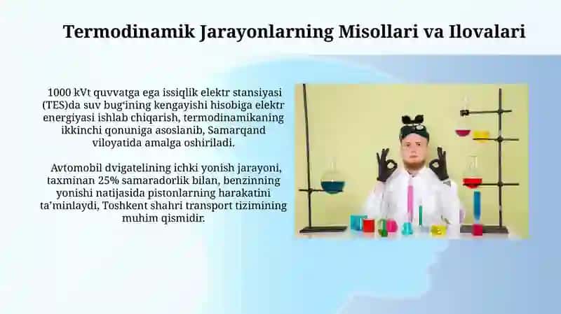 Termodinamik jarayonlar tushunchasi 4