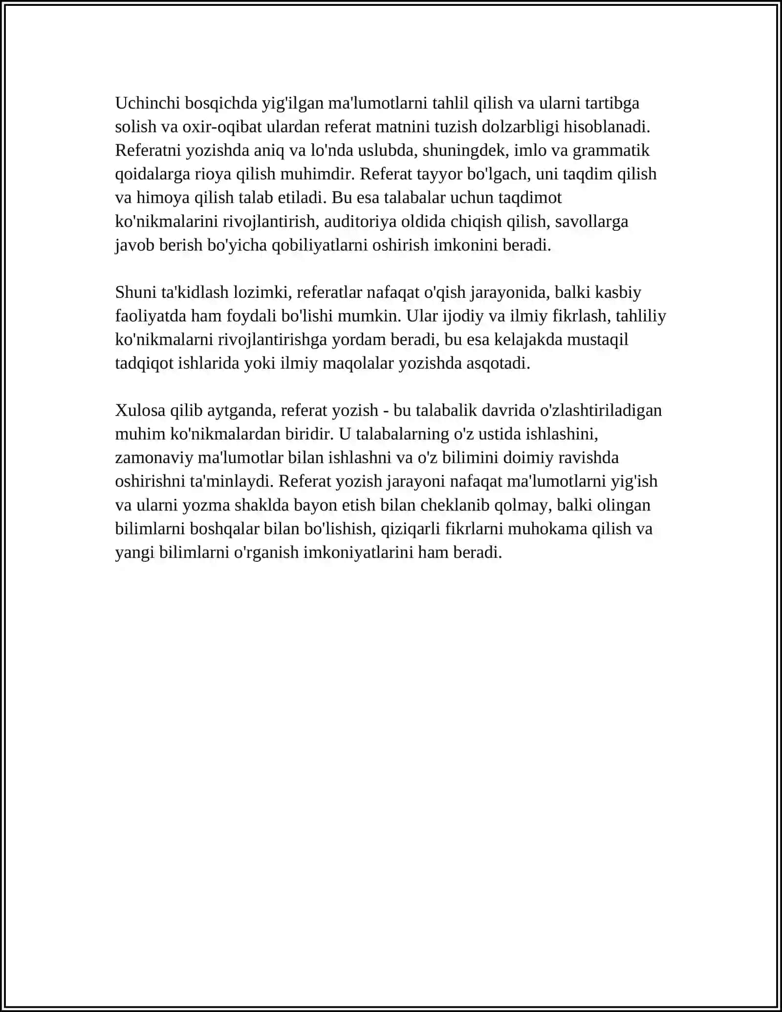 REFERAT HAQIDA UMUMIY TUSHUNCHA 4