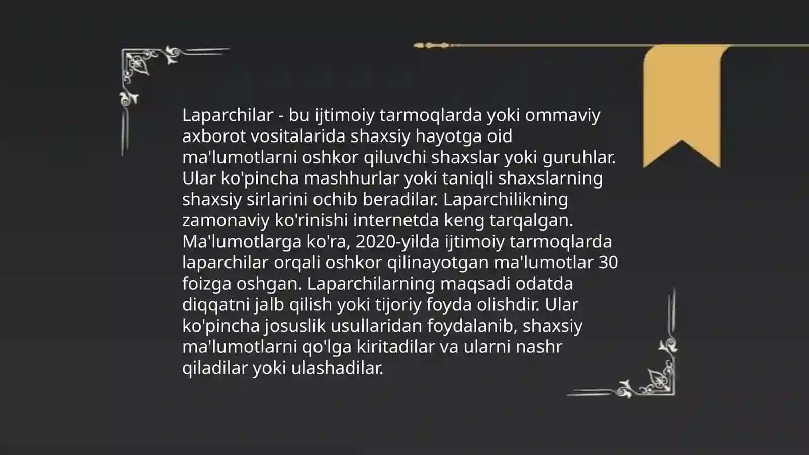 Xalq qo'shiqlari. Terminlar 4