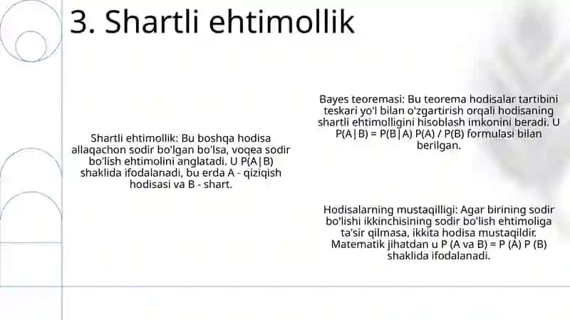 Ehtimollar Nazariyasi 4