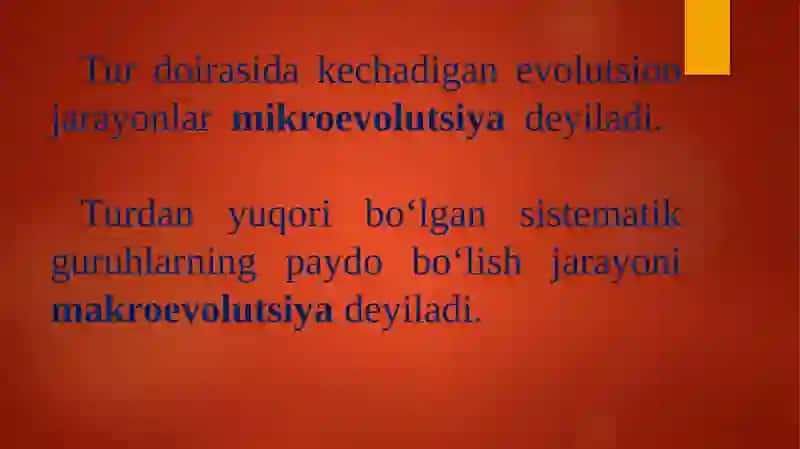 Evolyutsiyani isbotlashda molekulyar biologiya, sitologiya, embriologiya fanlari dalillari 4