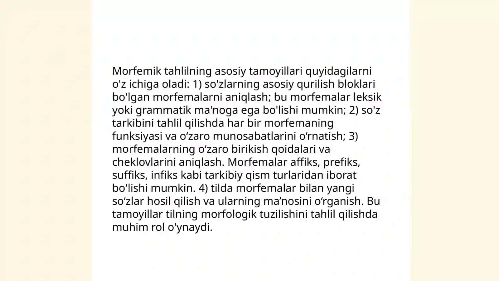 Morfemik tahlil tamoyillari 4