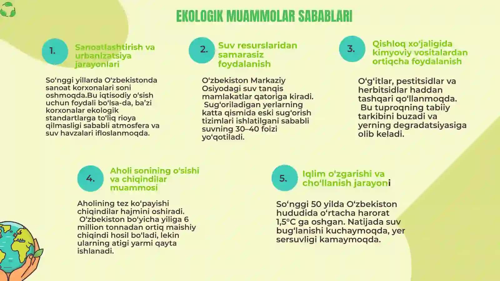 O’zbekistonda davlatning ekologik siyosatini takomillashtirish 4