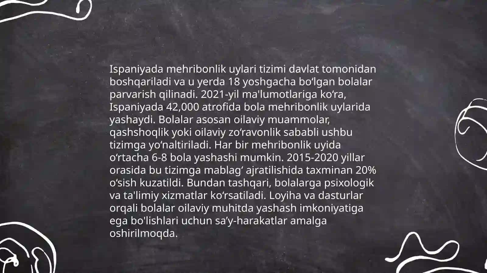 Ispaniyadagi mehribonlik uylari 4