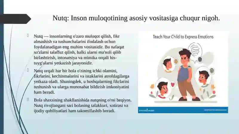 Bolalar nutqini o'rganish metodlari.Maktabgacha va boshlang'ich ta'limda ijtimoiy moslashuv. 4