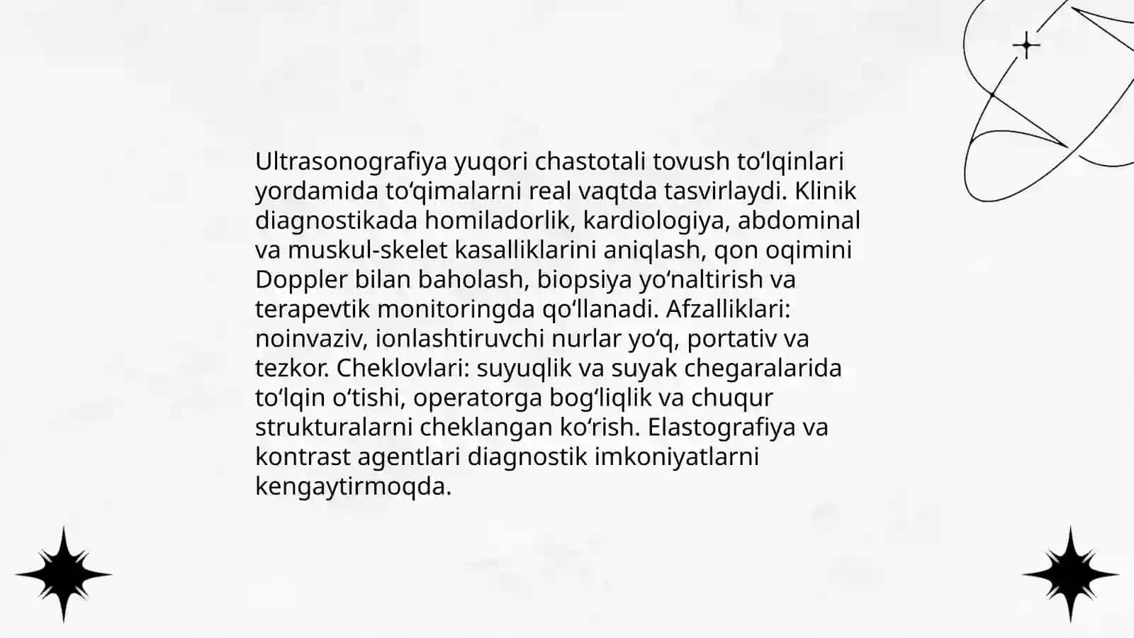 Tibbiy va biologik fizika fanining tibbiyot bilan tibbiyot fani amalyotidagi ahamiyati 4