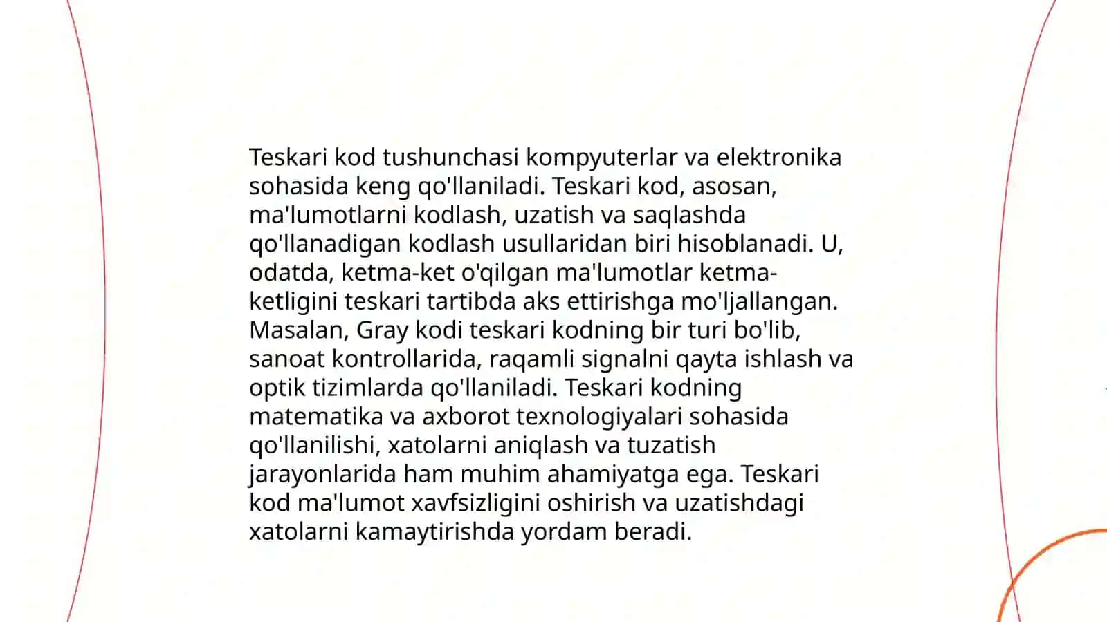 To'g'ri kod, teskari kodva qo'shimcha kod 4