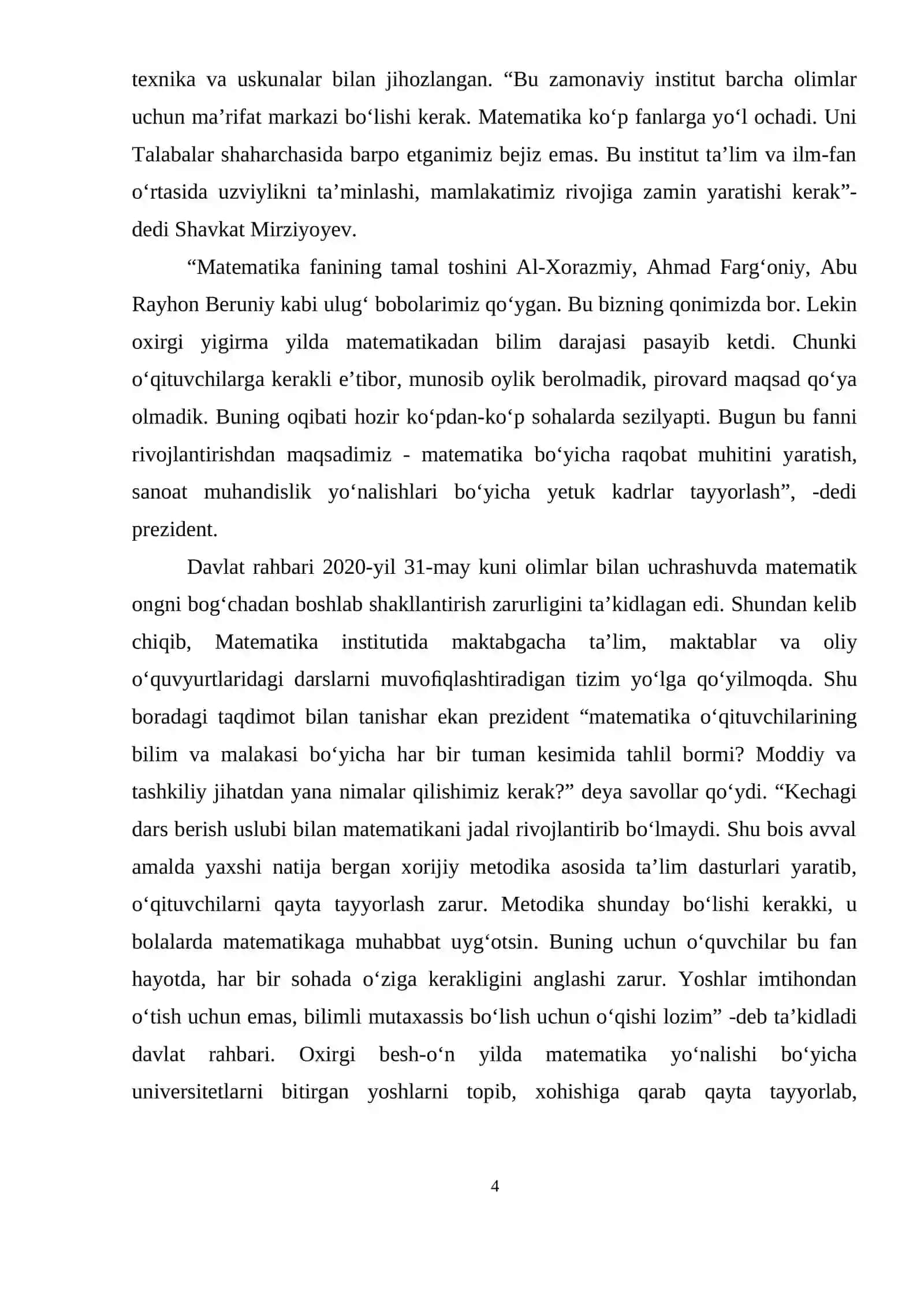 Haqiqiy sonlar to’plami va uni tartiblash 4