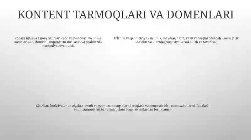 BoshlangʻIch Sinflarda Matematika Kursining Mazmuni Va Tuzilishi 4