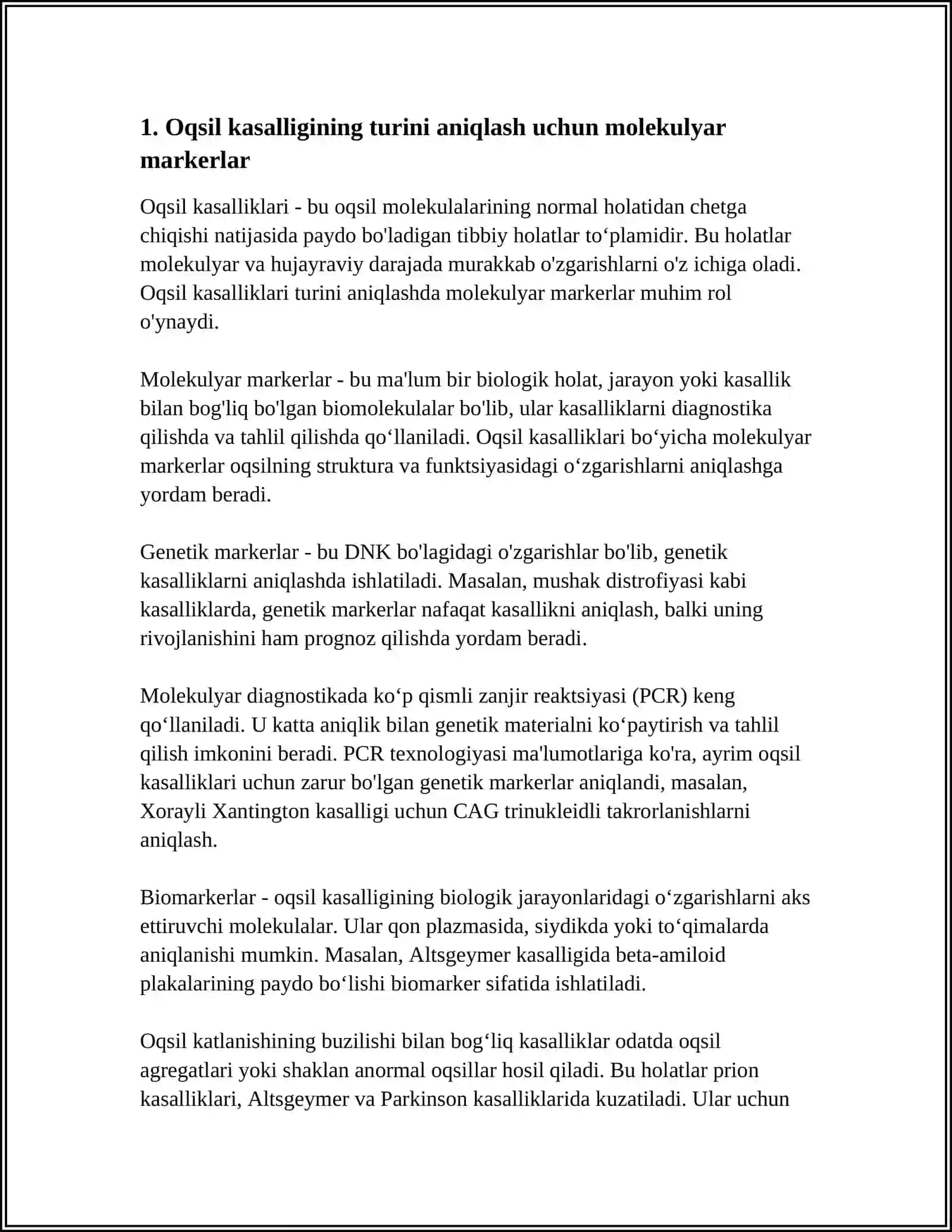 OQSIL KASALLIGI TURINI KBR YORDAMIDA ANIQLASH 4