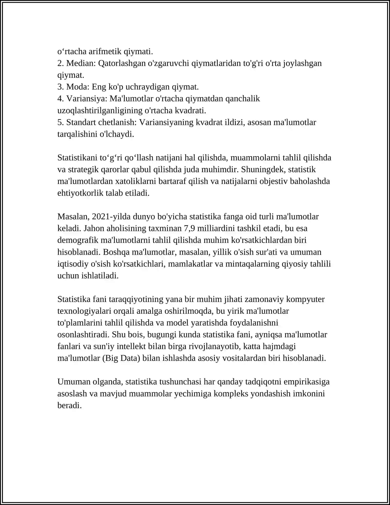 STATISTIKAGA KIRISH 4