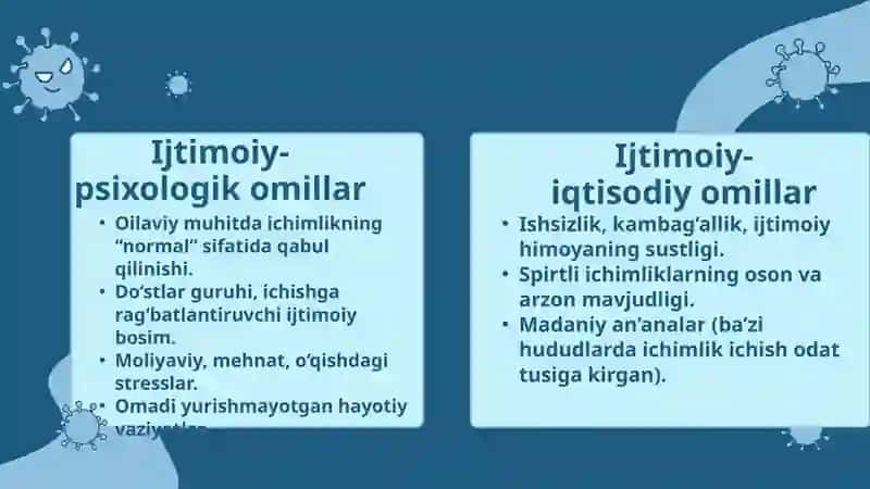Alkogolizm narkomaniya va tokdilomaniyaning kelib chiqishi 4