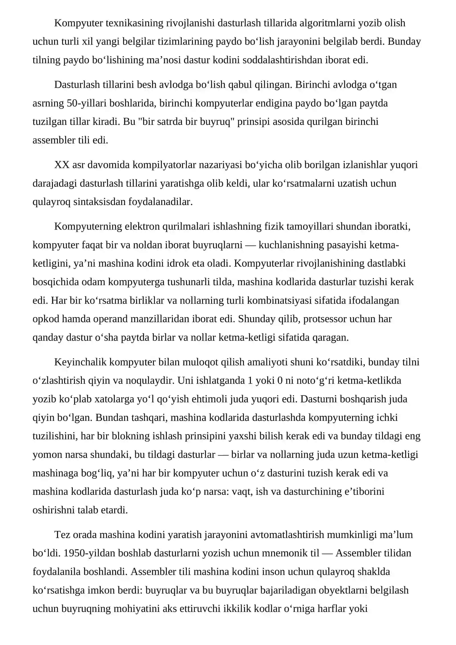 IQTISODIYOTDA AXBOROT KOMPLEKSLARI VA TEXNOLOGIYALARI FANIDAN MUSTAQIL ISH 4