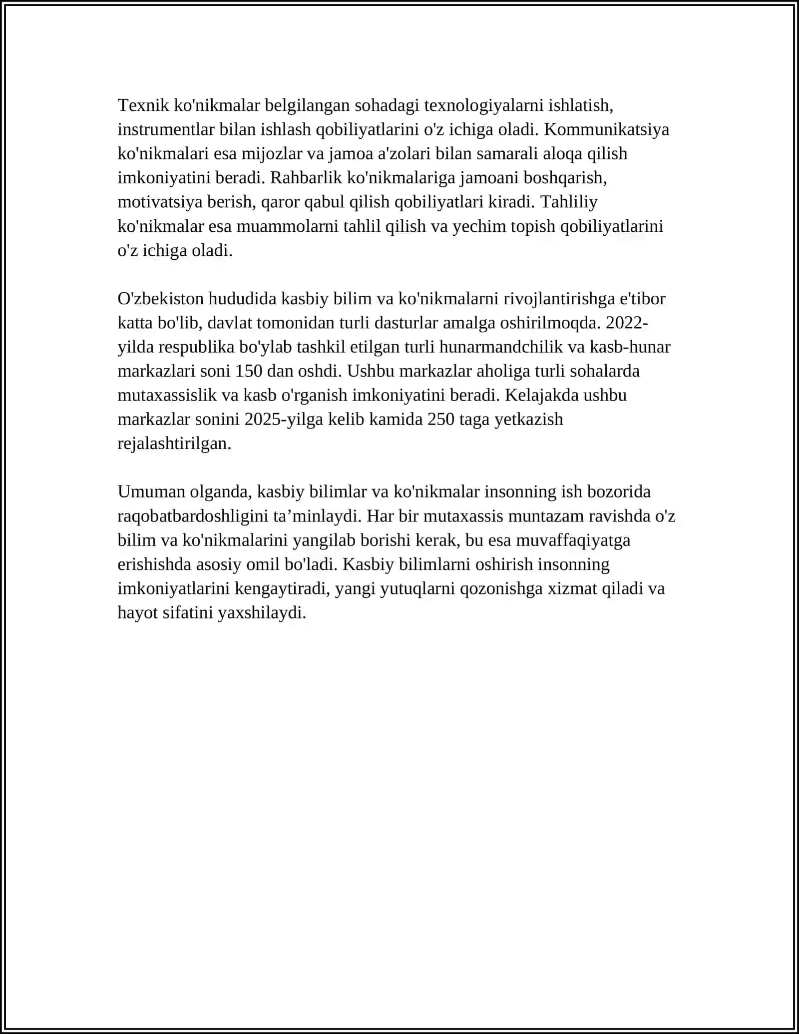 O‘QITUCHINING KASBIY KOMPETENSIYASINING SHAXSIY KOMPONENTI 4