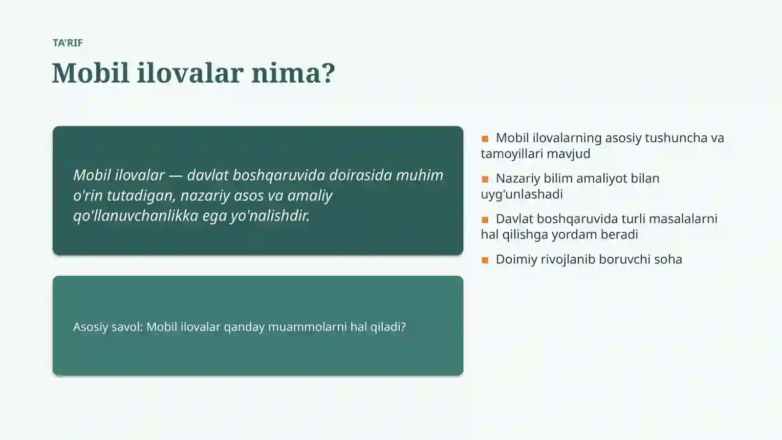 Mobil ilovalar 4