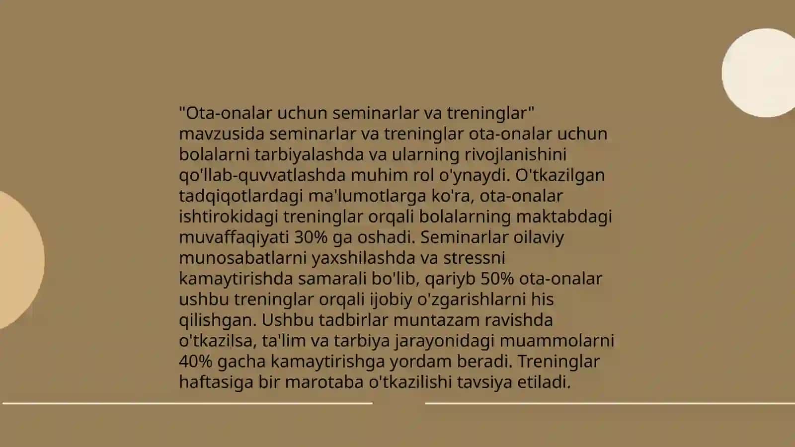 Guruh rahbarining ota onalar bilan olib boradigan ish shakllari 4